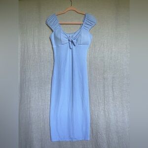 Blue midi sundress